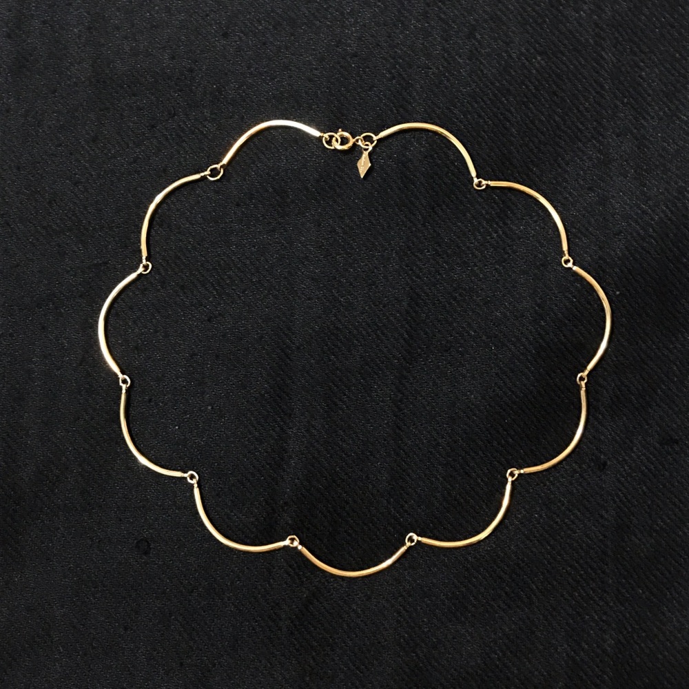 Vintage Sarah Coventry Curved Bar Necklace