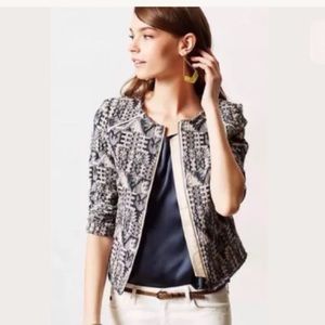 Anthropologie HEI HEI beautiful brocade blazer