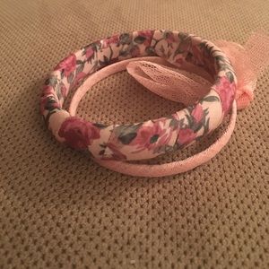 Floral print bracelet