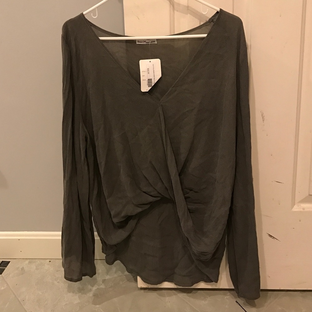 Dainty Hooligan High Low Blouse