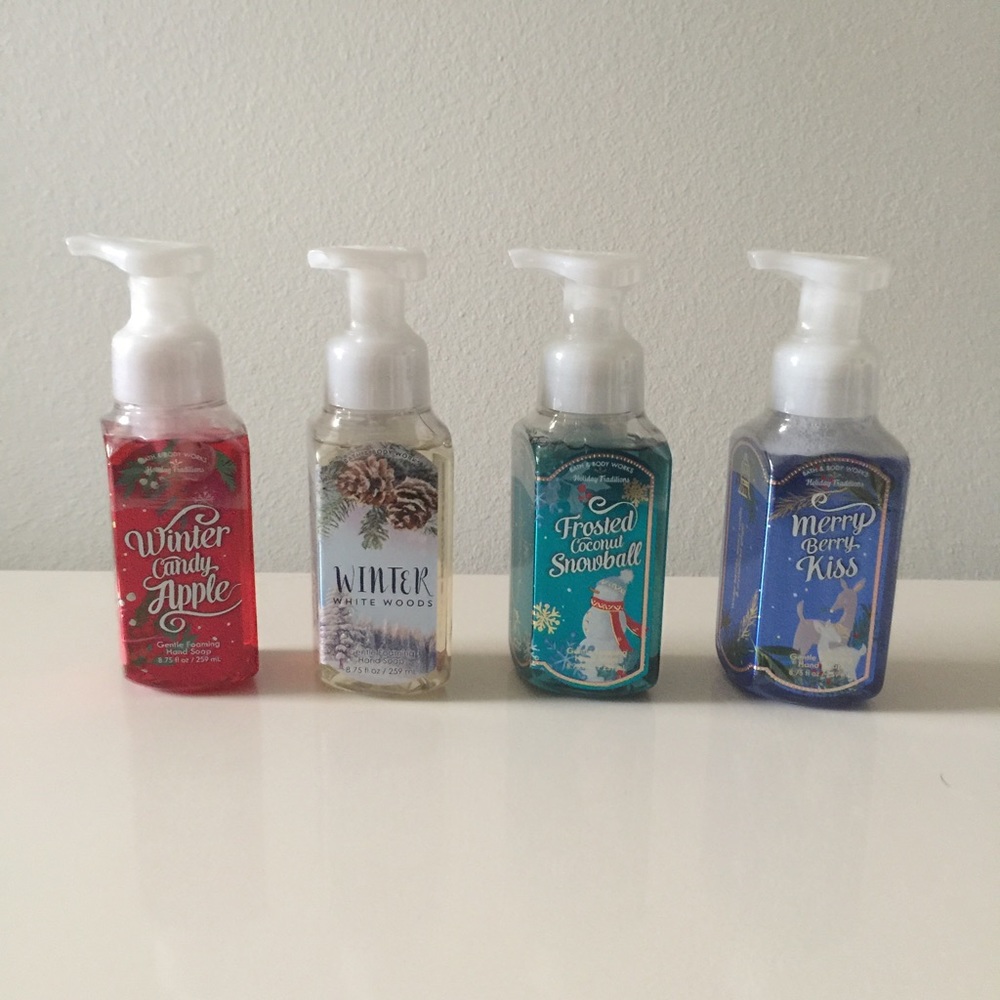 4 new foaming hand soaps! Bath and Body Works!