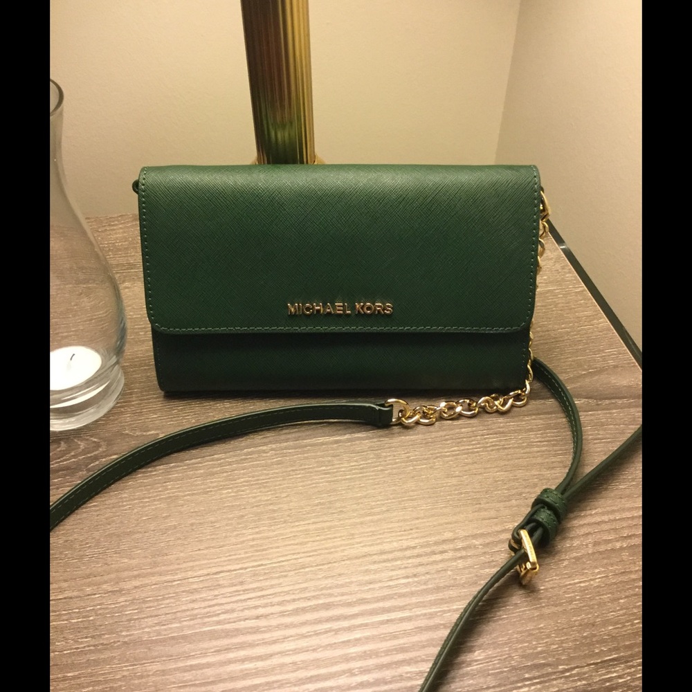 Michael Kors Leather Phone Crossbody