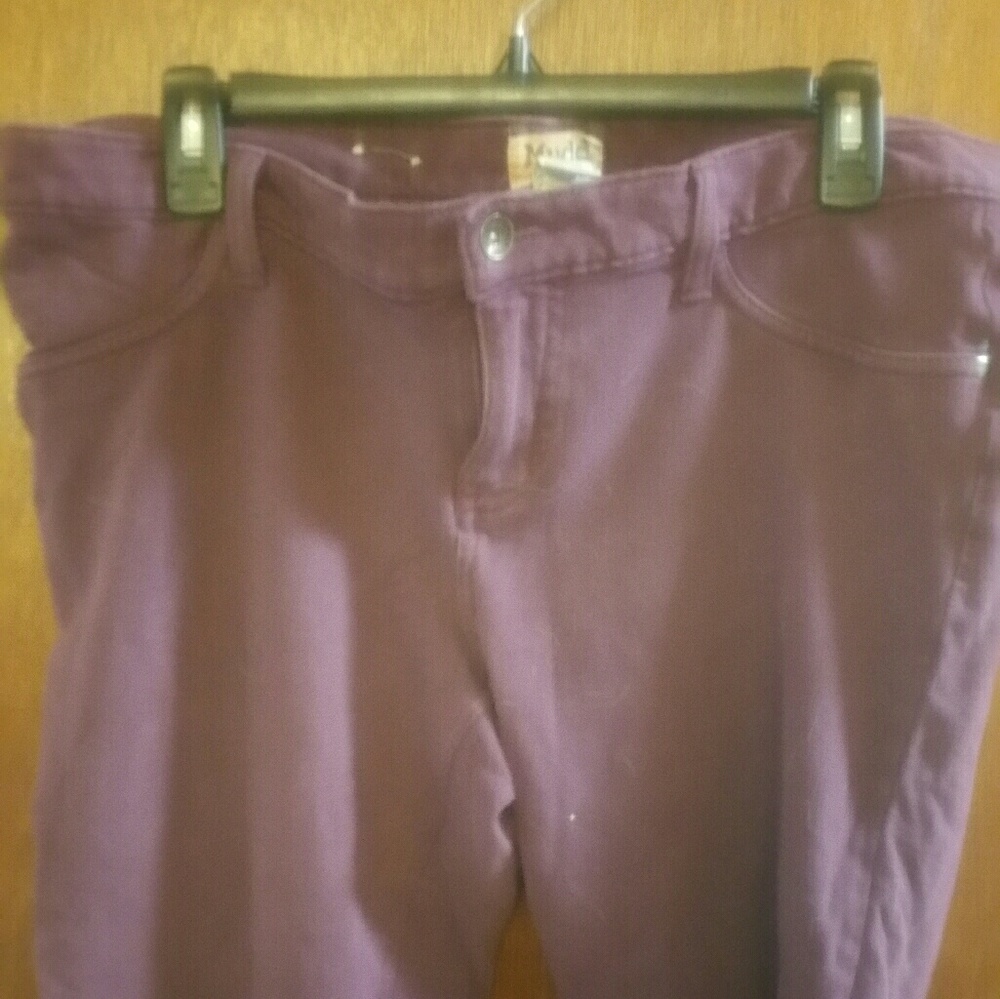 Mudd Purple Knit Jeggings