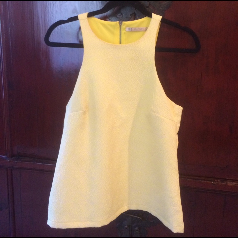 Yellow Zara tank