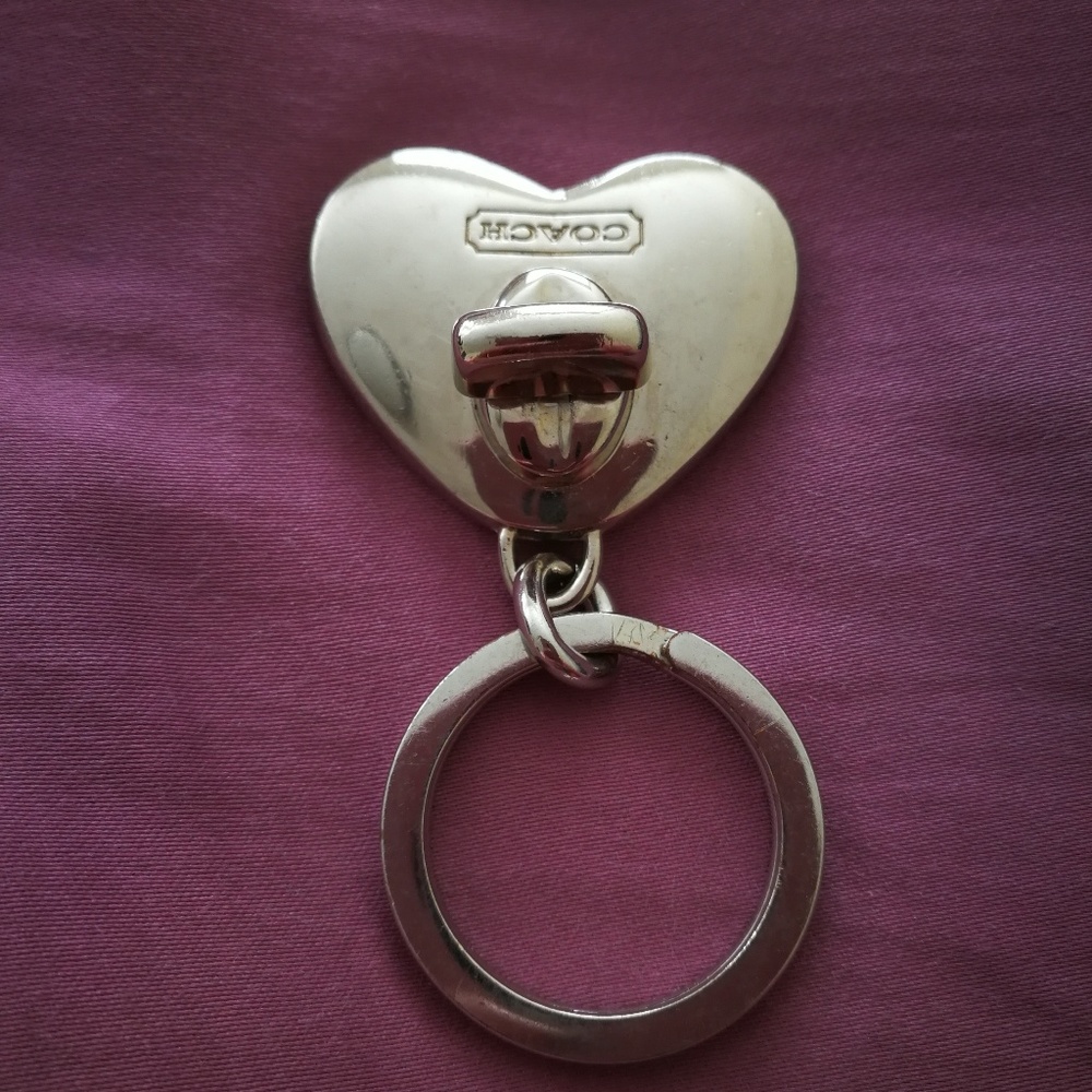 Used half of a coach key chain