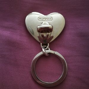 Used half of a coach key chain