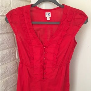 Edme & Esyllte crimson blouse