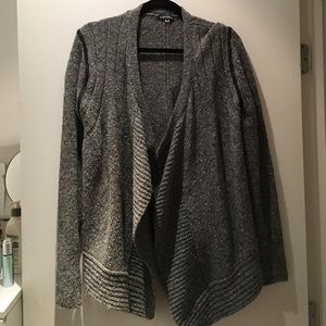 Eighteen68 | Wrap Sweater Leather Detail | Size M