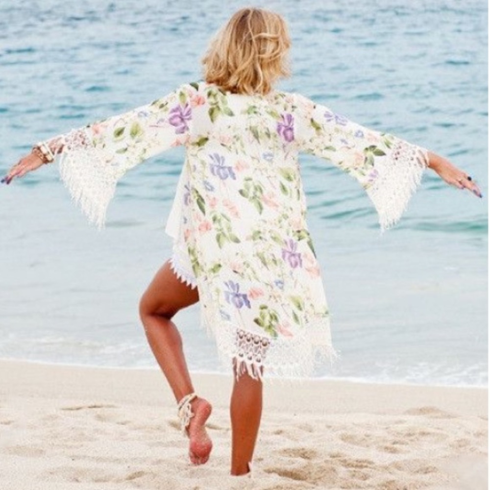 🌸SMYM Metzler Kimono- Flower Press🌸