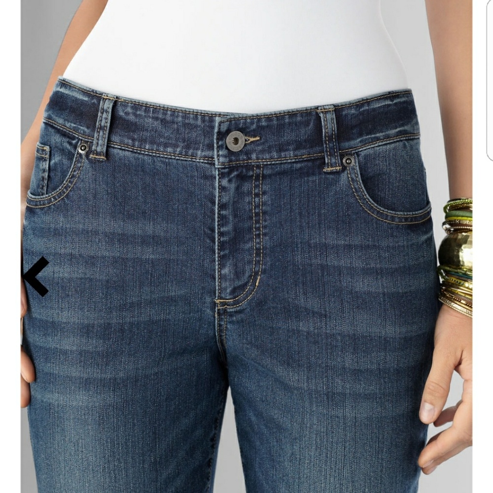 Chico's Platinum Jeans - Picture 1 of 5