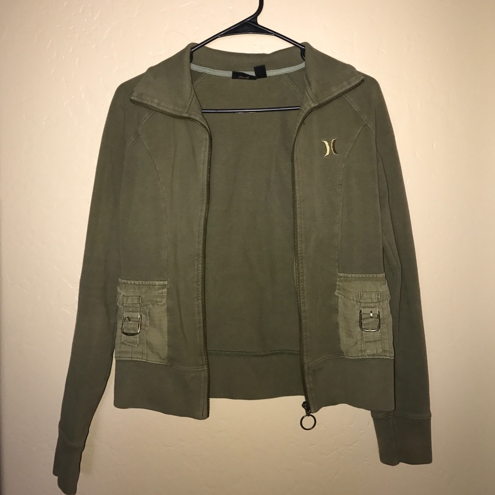 Olive green Hurley jacket