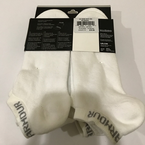 Under armour men's socks No Show sock, 6pcs - Picture 3 of 4
