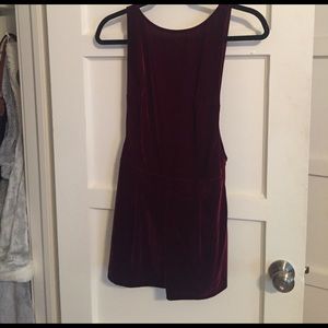 Maroon romper