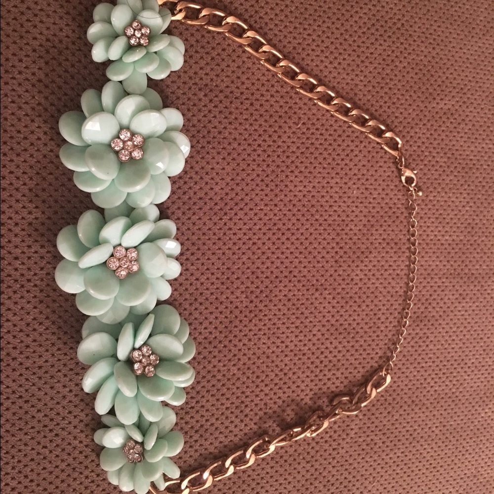 Flower necklace.