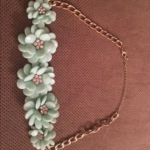 Flower necklace.