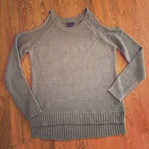 Super Cozy Oversized Cold Shoulder Sweater