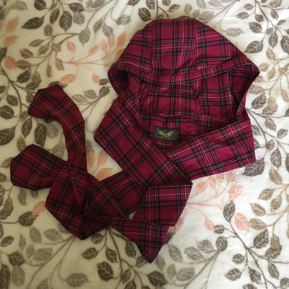 Kasil Pink Hooded Scarf