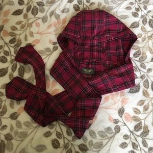 Kasil Pink Hooded Scarf