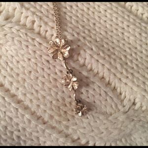🍀 Sterling 4-leaf clover necklace