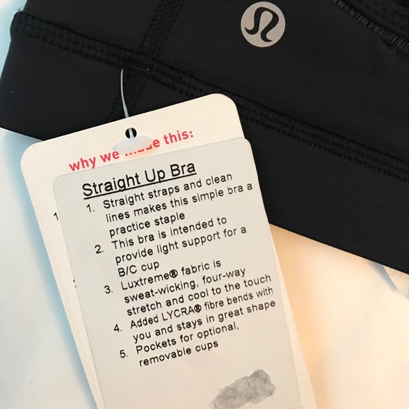 NWT Lululemon Straight Up Bra - Picture 4 of 4