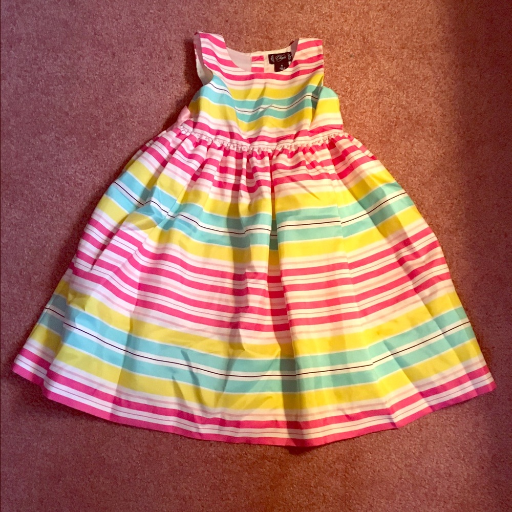 Girls striped dress