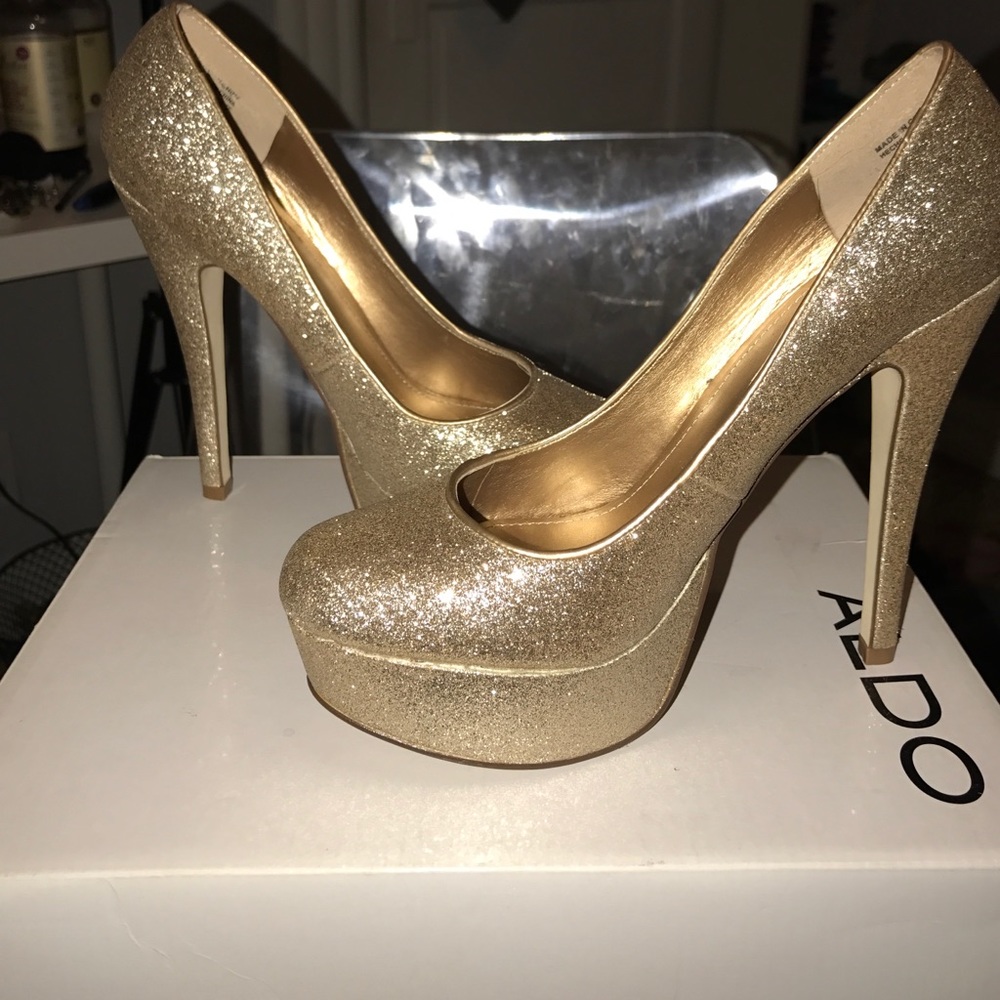 Gold heels