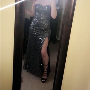 Charcoal Prom Dress