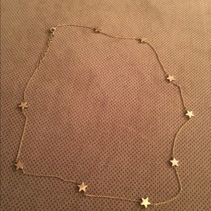 Star necklace.