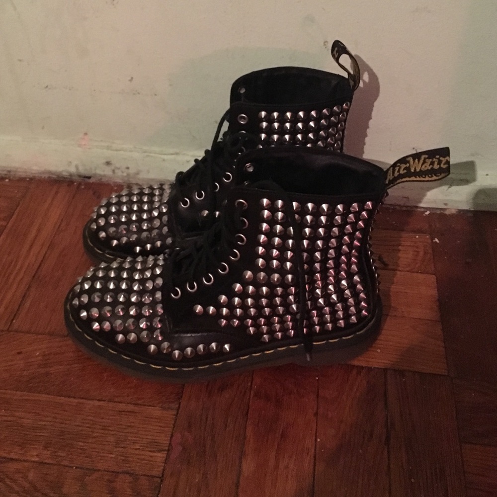 Spiked Dr. Marten Boots Size 9 US Women's