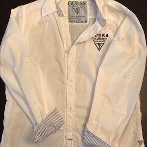Guess button down shirt Boys size 16