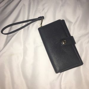 Black Coach wristlet