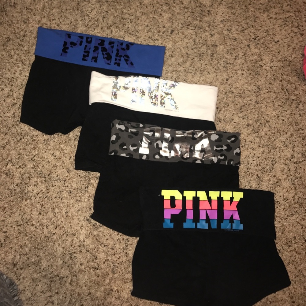 Victoria Secret Pink yoga short bundle