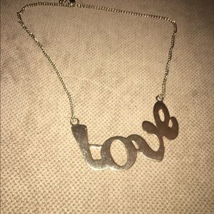 Love necklace from Forever 21.