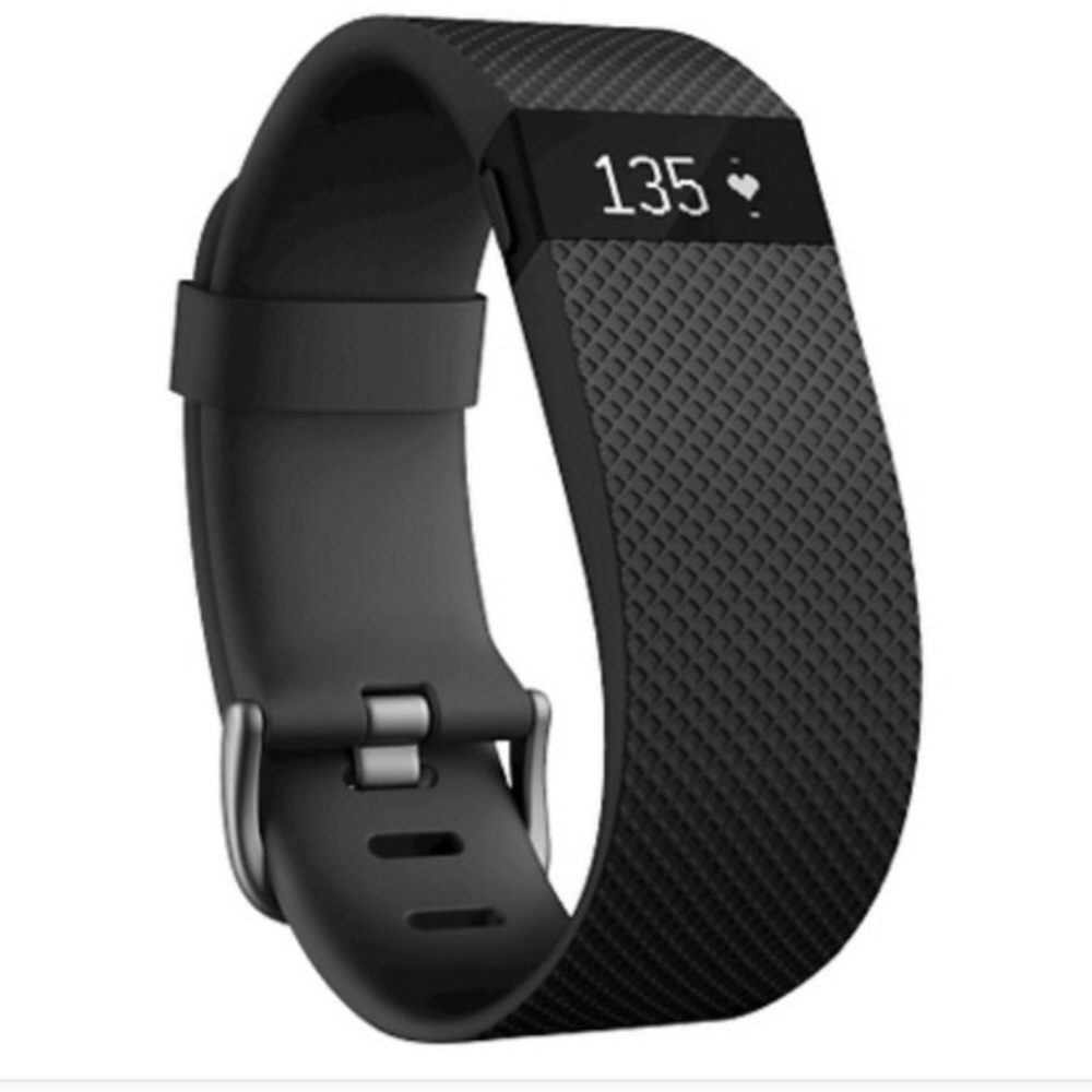Black Fitbit Charge HR - Size Small