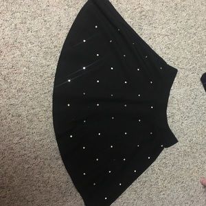 Rhinestone skater skirt