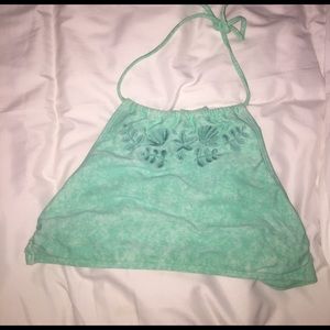 Aerie green swim top