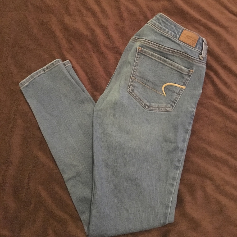 American Eagle light jeggings