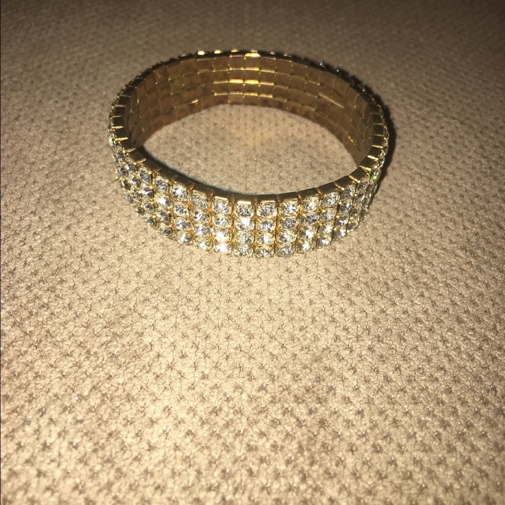 Gold bracelet.