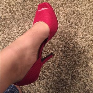 Jessica Simpson Hot Pink Heels