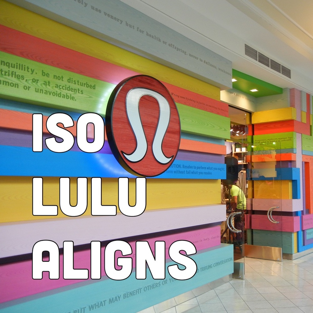 ISO lulu aligns size 2!