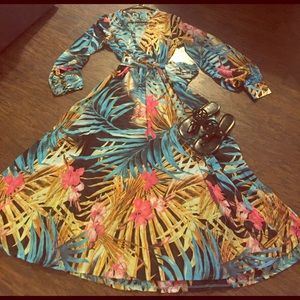 Long flowy dress or beach cover up!