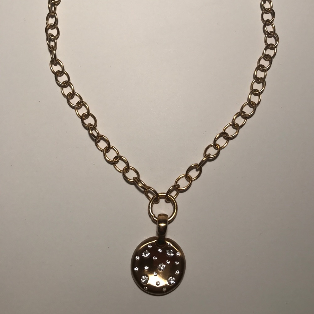 Gold Brighton Pendant Necklace