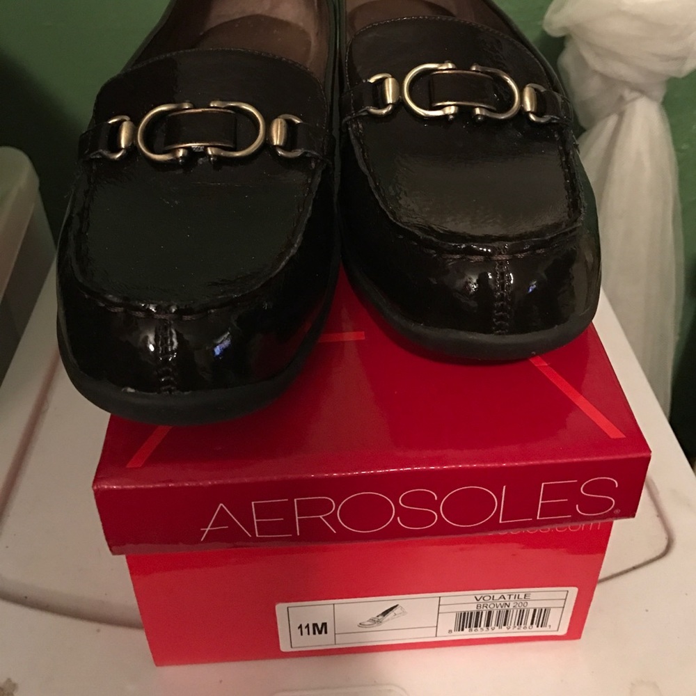 Brown Aersoles Volatile Slipon Loafers