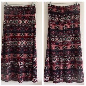 Aztec Maxi Skirt