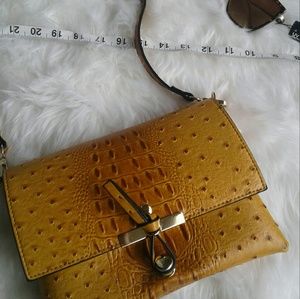 Ostrich Print Crossbody