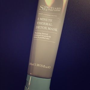 Sanctuary Spa 5 minute thermal detox charcoal mask