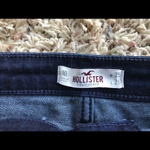 HOLLISTER dark blue stretch jeans