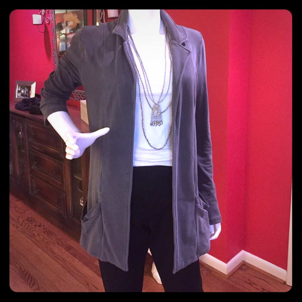 ⭐️ ⭐️ Final days!! ⭐️⭐️ Grey Slouchy Knit Blazer