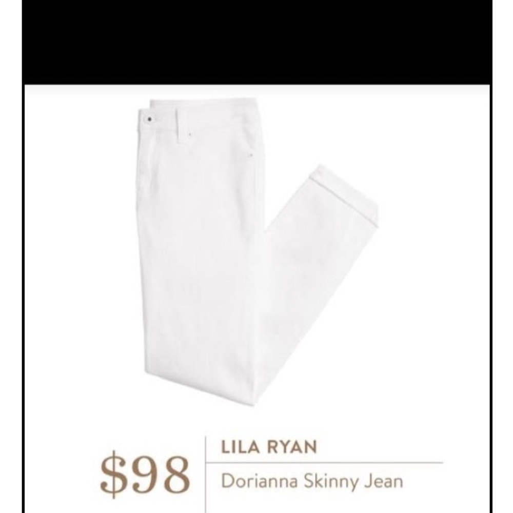 White skinny jeans