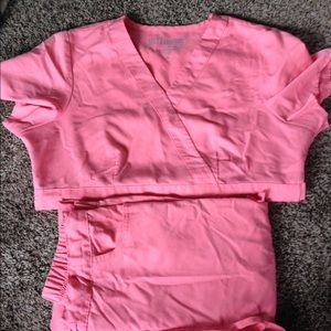 Pink Greys Anatomy Scrubs